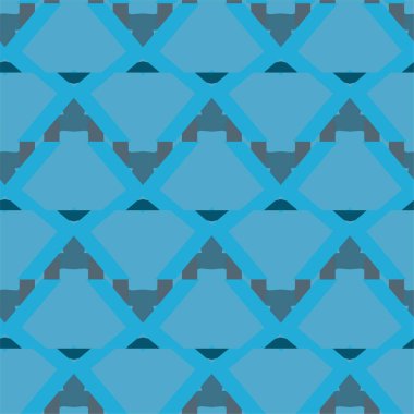 Geometrik soyut dikişsiz desen, vektör illüstrasyonu