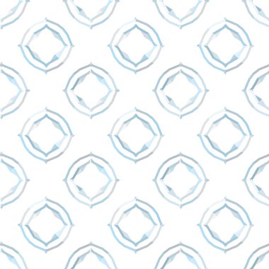 Geometrik soyut dikişsiz desen, vektör illüstrasyonu