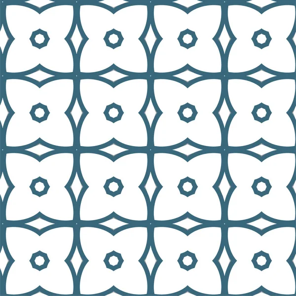 Geometrisch Wiederkehrende Ornamentale Vektormuster Nahtlose Design Textur — Stockvektor