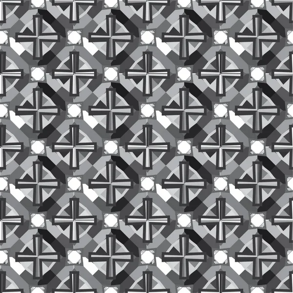 Γεωμετρική Αφηρημένη Αδιάλειπτη Μοτίβο Διανυσματική Απεικόνιση — Διανυσματικό Αρχείο