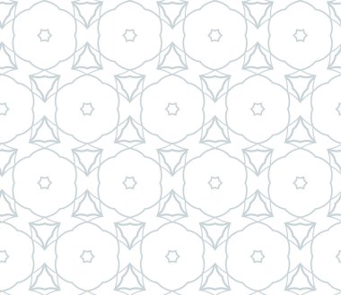 Geometrik soyut dikişsiz desen, vektör illüstrasyonu