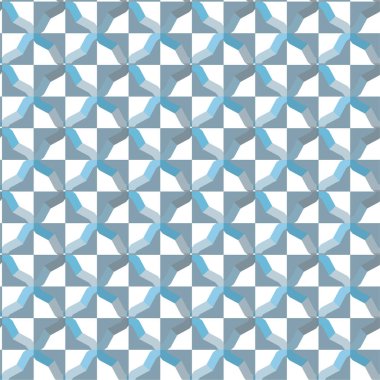 soyut geometrik dikişsiz desen, vektör illüstrasyonu