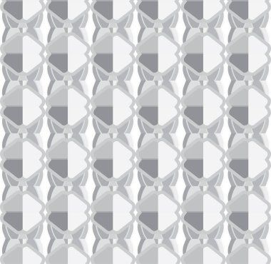 Geometrik soyut dikişsiz desen, vektör illüstrasyonu