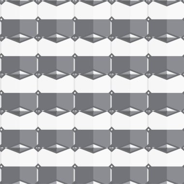 Geometrik şekilli kusursuz desen vektör çizimi  