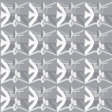 Geometrik soyut dikişsiz desen, vektör illüstrasyonu