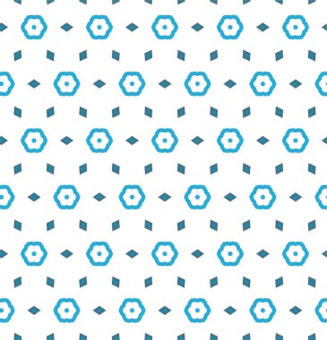 Geometrik soyut dikişsiz desen, vektör illüstrasyonu