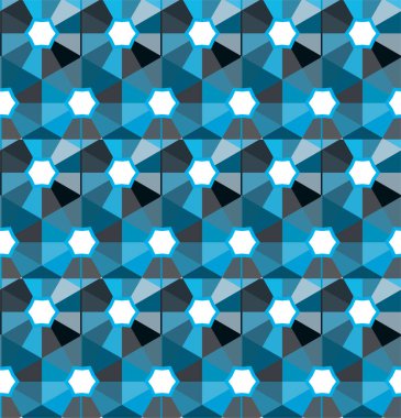 Geometrik soyut dikişsiz desen, vektör illüstrasyonu