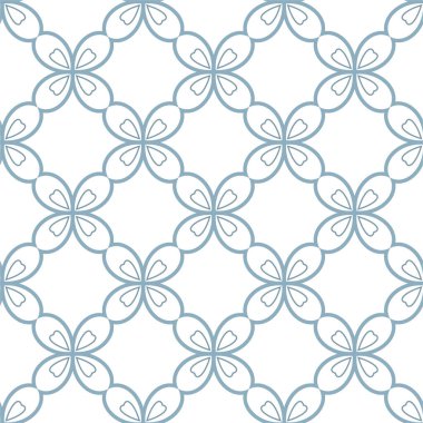 Geometrik soyut dikişsiz desen, vektör illüstrasyonu