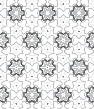 Geometrik soyut dikişsiz desen, vektör illüstrasyonu