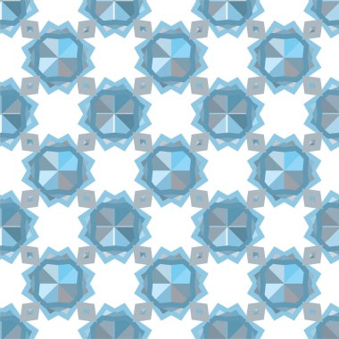 Geometrik soyut dikişsiz desen, vektör illüstrasyonu