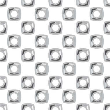 Geometrik soyut dikişsiz desen, vektör illüstrasyonu