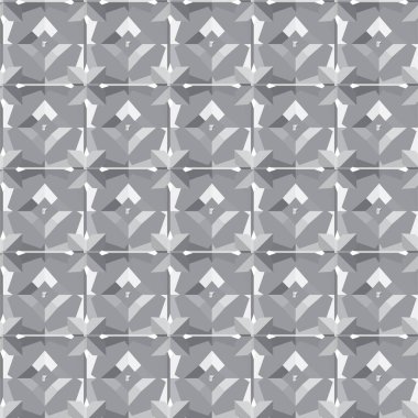 Geometrik soyut dikişsiz desen, vektör illüstrasyonu