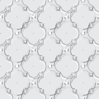 Geometrik soyut dikişsiz desen, vektör illüstrasyonu