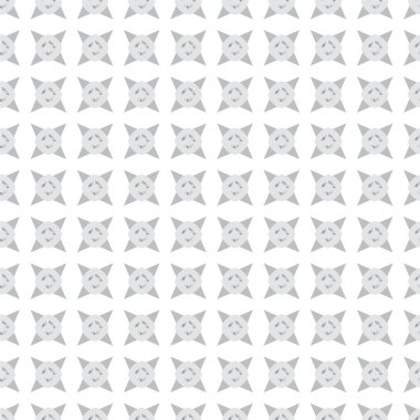 Geometrik soyut dikişsiz desen, vektör illüstrasyonu
