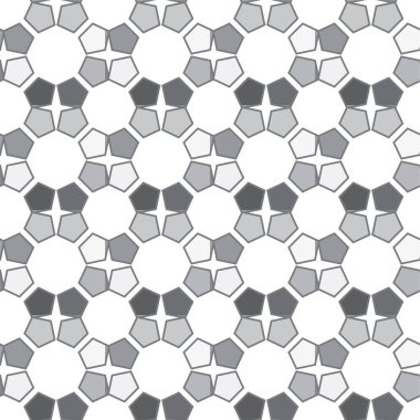 Geometrik soyut dikişsiz desen, vektör illüstrasyonu