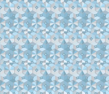 Geometrik soyut dikişsiz desen, vektör illüstrasyonu