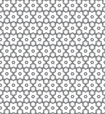Geometrik soyut dikişsiz desen, vektör illüstrasyonu