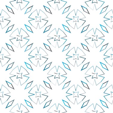 Geometrik soyut dikişsiz desen, vektör illüstrasyonu