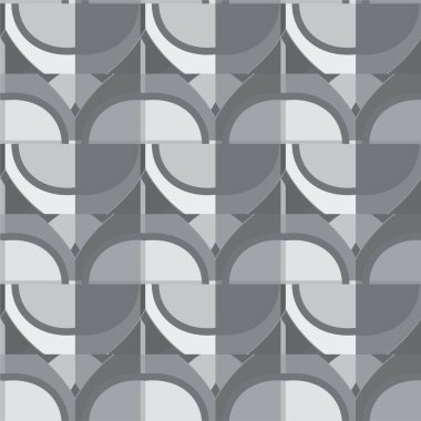 Geometrik soyut dikişsiz desen, vektör illüstrasyonu