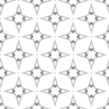 Geometrik soyut dikişsiz desen, vektör illüstrasyonu
