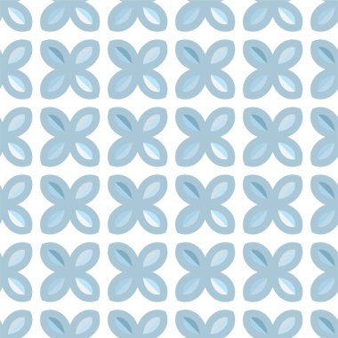 Geometrik soyut dikişsiz desen, vektör illüstrasyonu