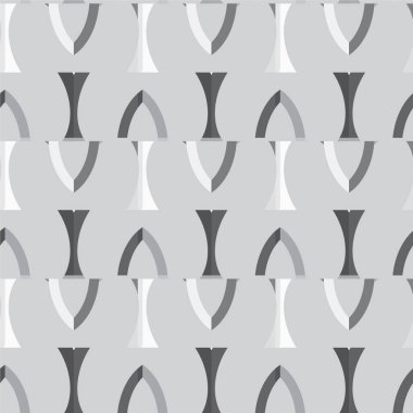 Geometrik soyut dikişsiz desen, vektör illüstrasyonu