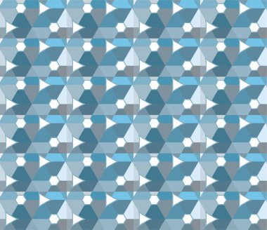 Geometrik soyut dikişsiz desen, vektör illüstrasyonu