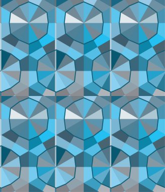 soyut geometrik dikişsiz desen, vektör illüstrasyonu
