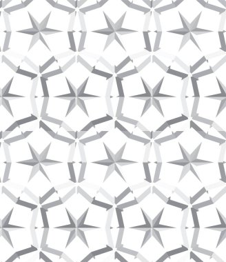 Geometrik soyut dikişsiz desen, vektör illüstrasyonu
