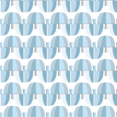 Geometrik soyut dikişsiz desen, vektör illüstrasyonu