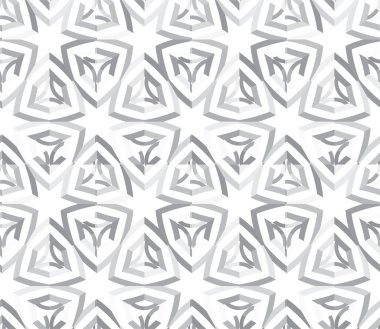 Geometrik soyut dikişsiz desen, vektör illüstrasyonu