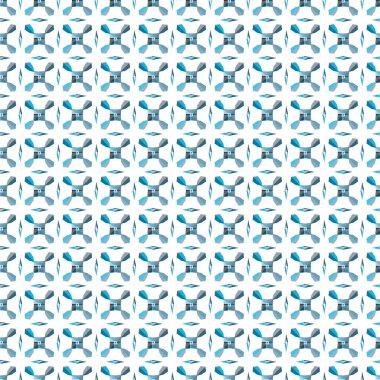 Geometrik soyut dikişsiz desen, vektör illüstrasyonu