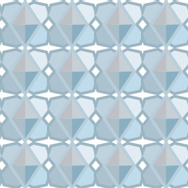 Geometrik soyut dikişsiz desen, vektör illüstrasyonu