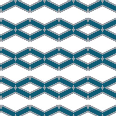 Geometrik şekilli kusursuz desen vektör çizimi  