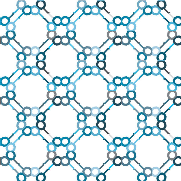 Геометрический абстрактный бесшовный шаблон, векторная иллюстрация