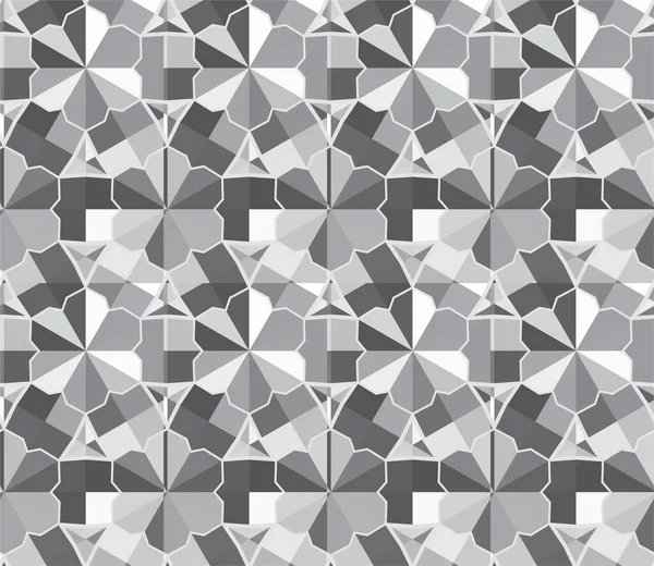 Abstract Geometric Seamless Pattern Vector Illustration — Stock Vector