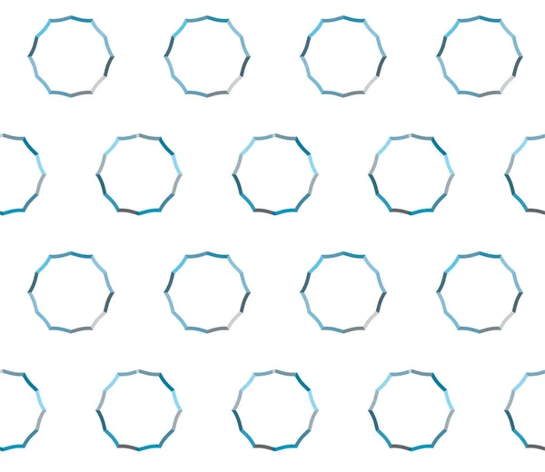 Abstract Geometrisch Naadloos Patroon Vectorillustratie — Stockvector