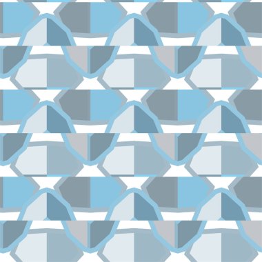 soyut geometrik dikişsiz desen, vektör illüstrasyonu