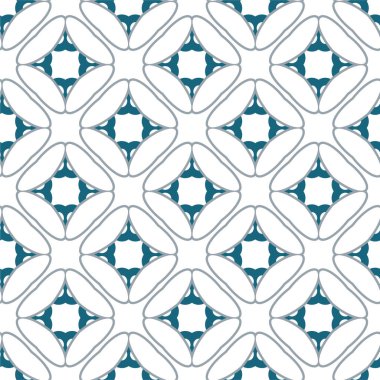 Geometrik soyut dikişsiz desen, vektör illüstrasyonu