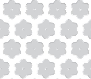 Geometrik şekilli kusursuz desen vektör çizimi