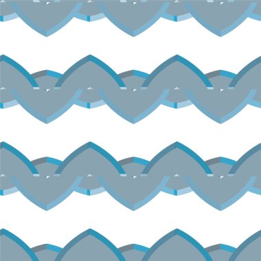 Geometrik soyut dikişsiz desen, vektör illüstrasyonu