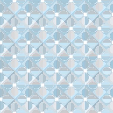 Geometrik soyut dikişsiz desen, vektör illüstrasyonu