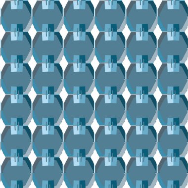 Geometrik soyut dikişsiz desen, vektör illüstrasyonu