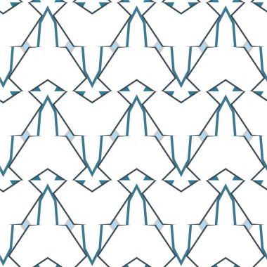 soyut geometrik dikişsiz desen, vektör illüstrasyonu