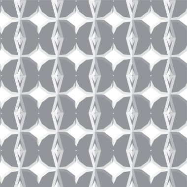 Geometrik soyut dikişsiz desen, vektör illüstrasyonu