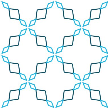 Geometrik soyut dikişsiz desen, vektör illüstrasyonu