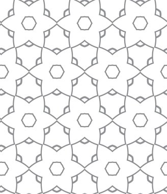 Geometrik soyut dikişsiz desen, vektör illüstrasyonu