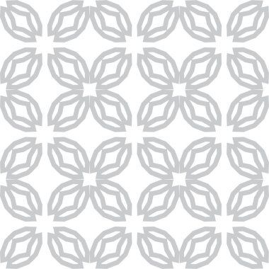 Geometrik soyut dikişsiz desen, vektör illüstrasyonu