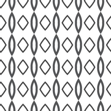 Geometrik soyut dikişsiz desen, vektör illüstrasyonu