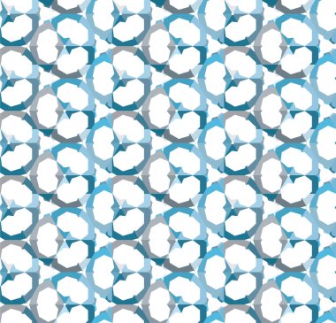 soyut geometrik dikişsiz desen, vektör illüstrasyonu